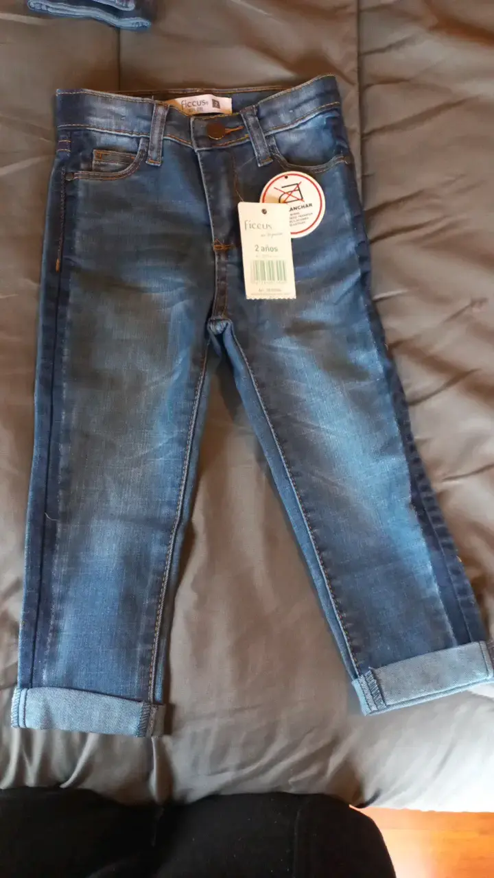 Jeans para niños Ficus talla 2 años - 1