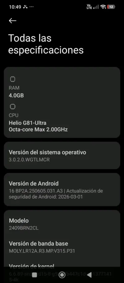 Smartphone Redmi con 4GB RAM y Helio G81-Ultra - miniatura 1