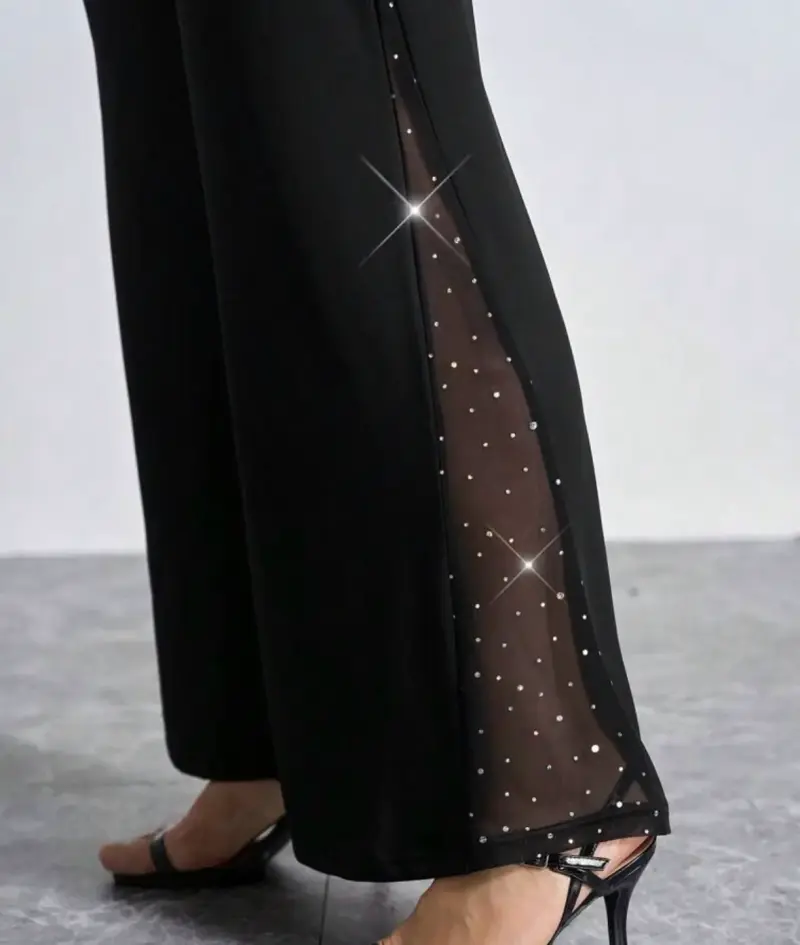 Calza negra elegante SHEIN Curve — Pierna ancha - 2