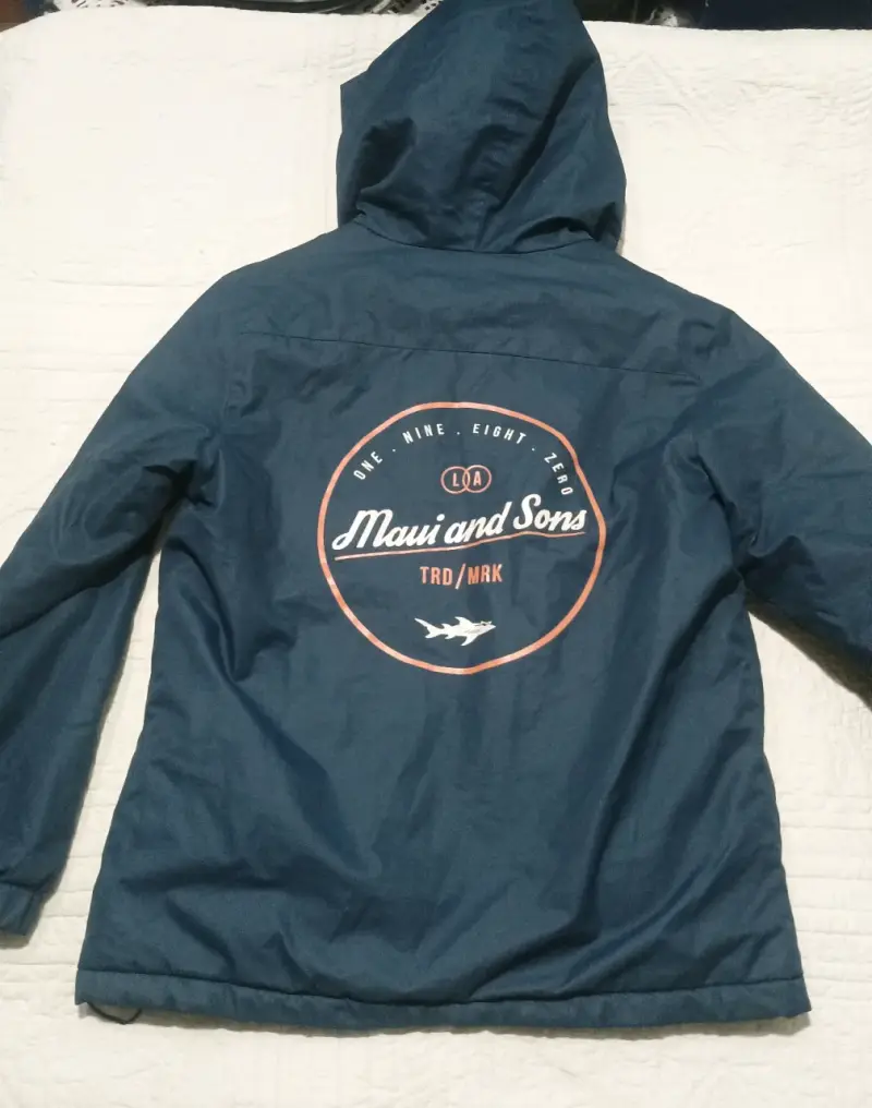 Parka azul con capucha Maui and Sons Talla 10 - 2