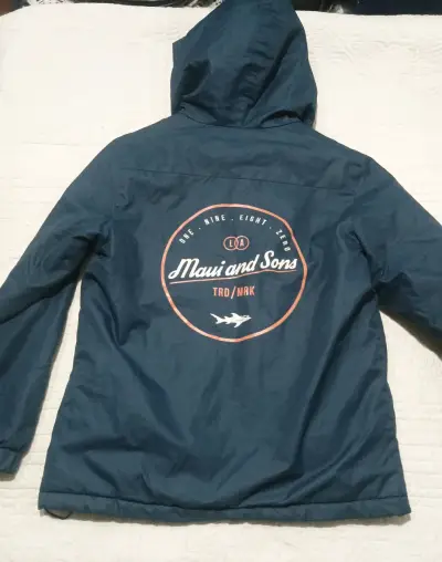 Parka azul con capucha Maui and Sons Talla 10 - miniatura 2