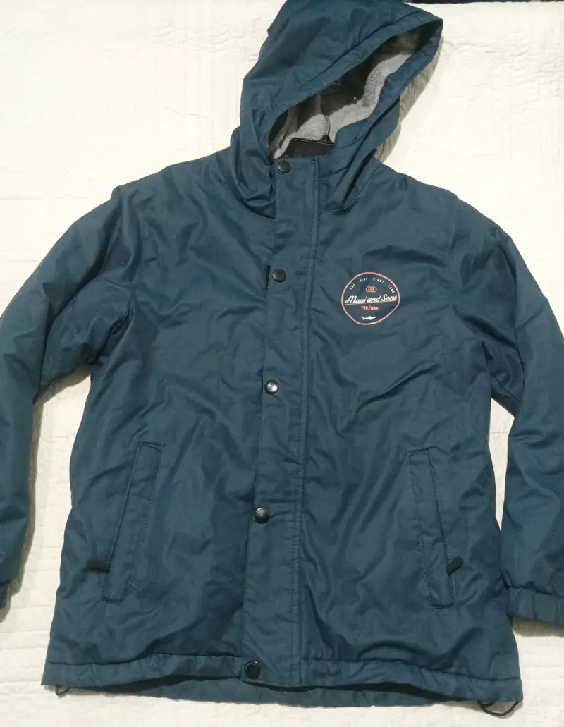Parka azul con capucha Maui and Sons Talla 10 - 3