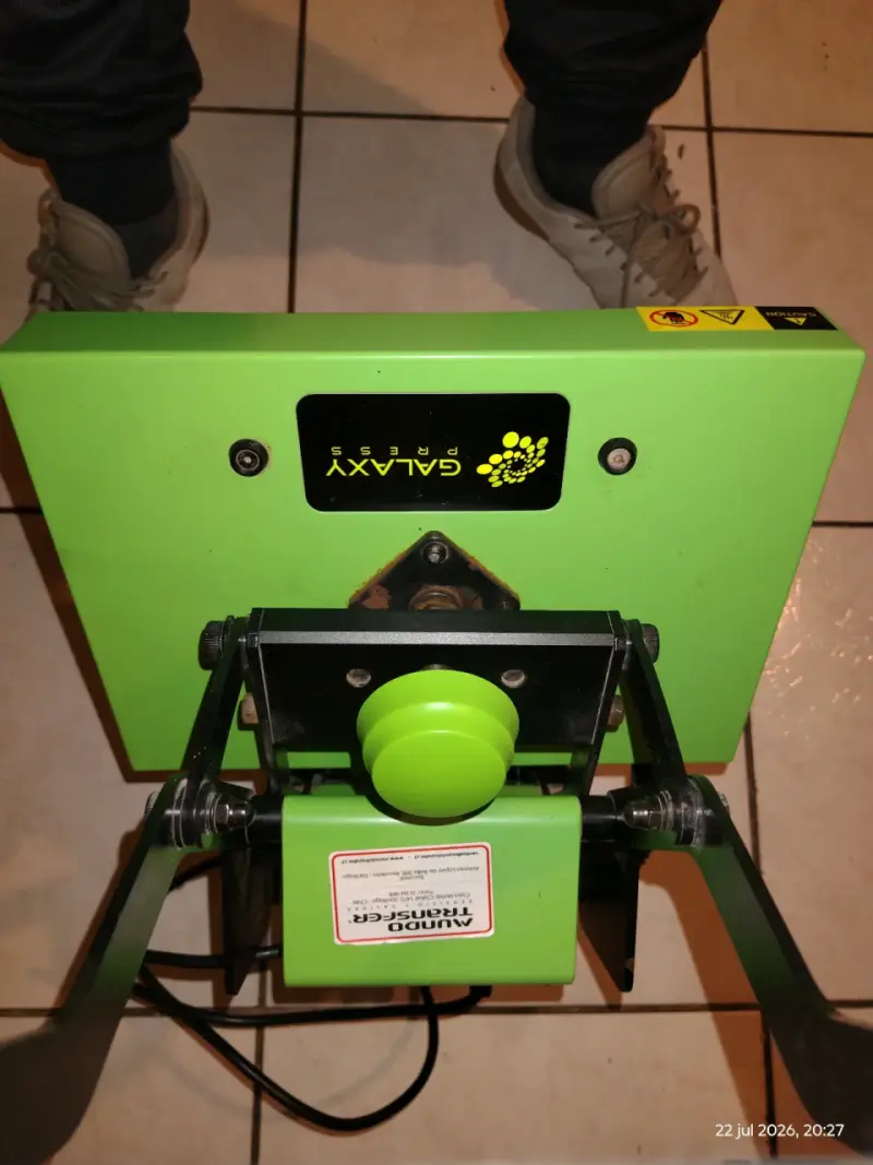 Prensa térmica Galaxy Hobby Press Pro 65-802 verde - 5