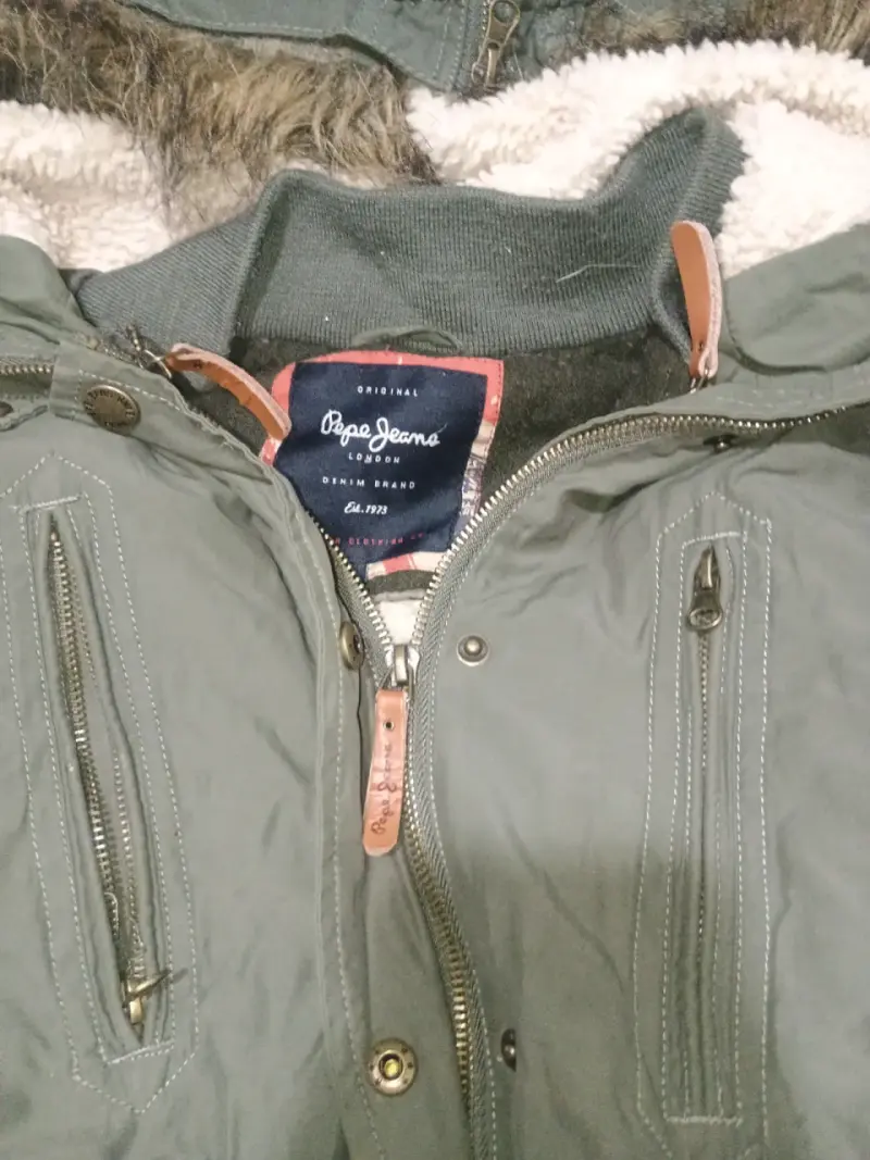 Parka verde con capucha Pepe Jeans para mujer - 4