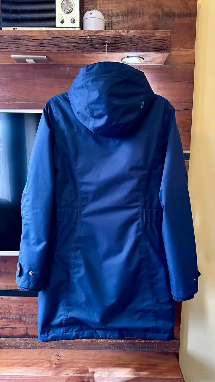 Parka azul para mujer Doite Heritage - 3