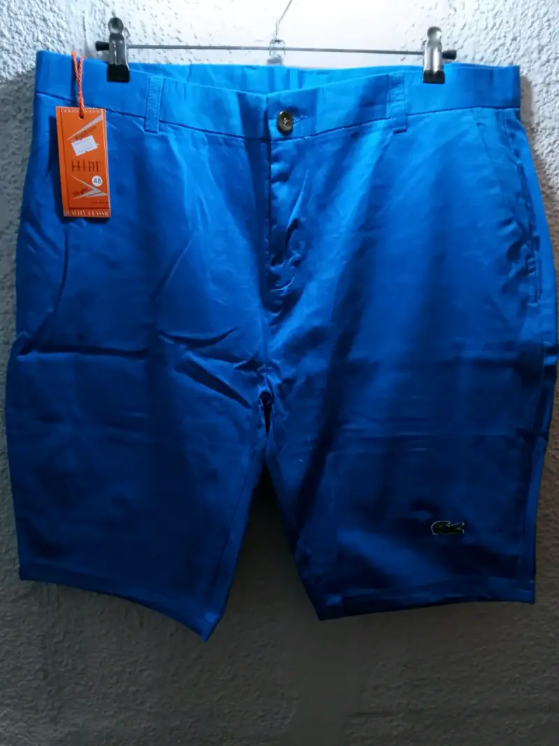 Shorts de hombre en colores rojo bordado - 5
