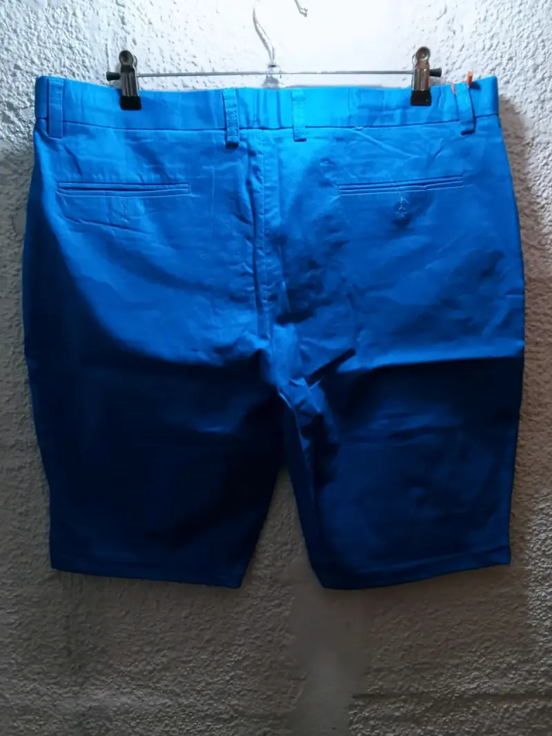 Shorts de hombre en colores rojo bordado - 6