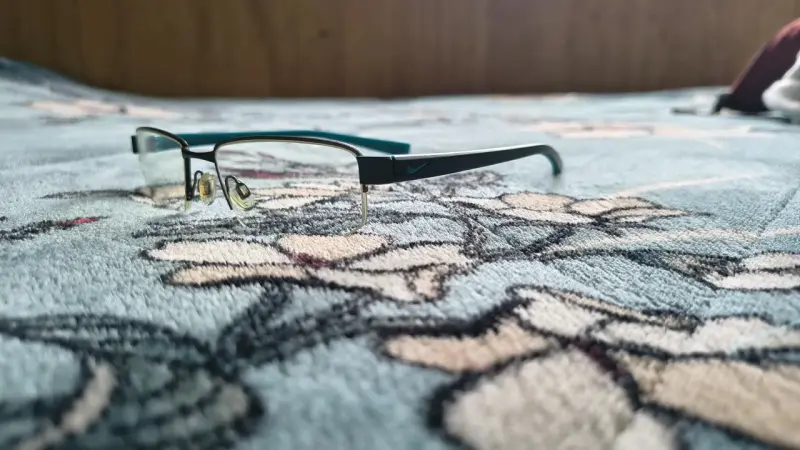 Lentes ópticos Nike 8160 azul - 2