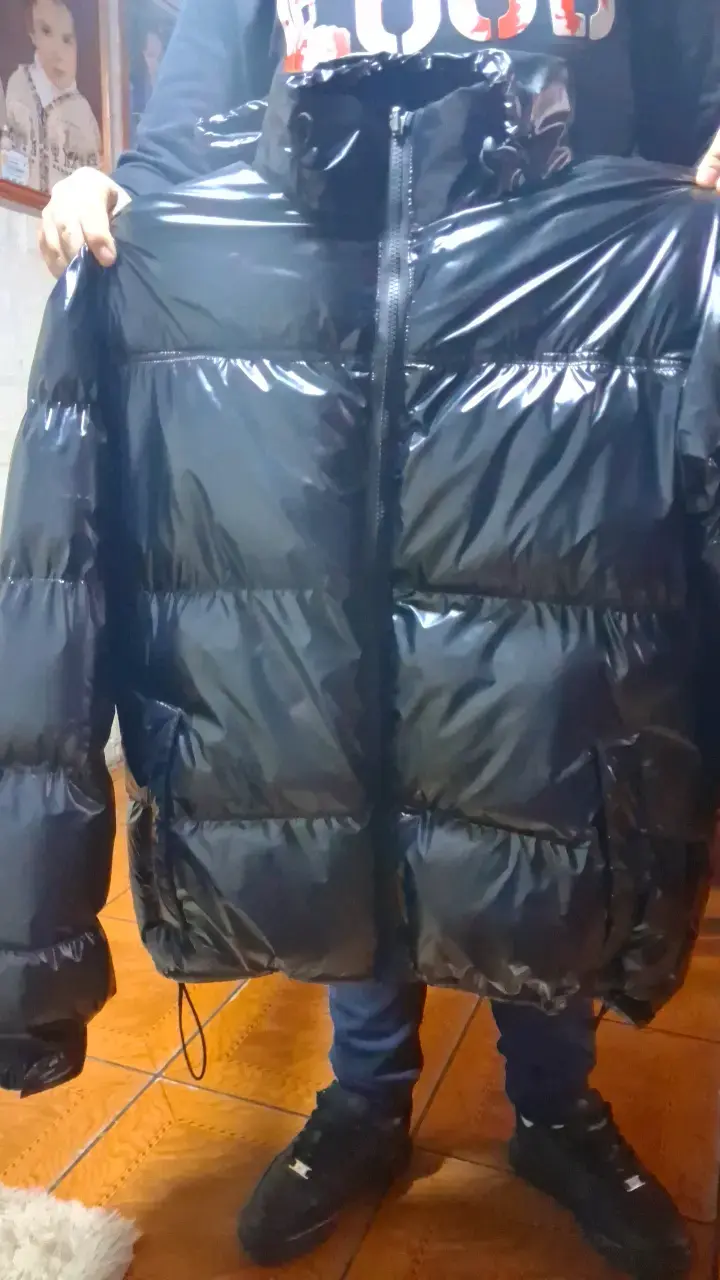 Chaqueta acolchada negra Calvin Klein para invierno - 1