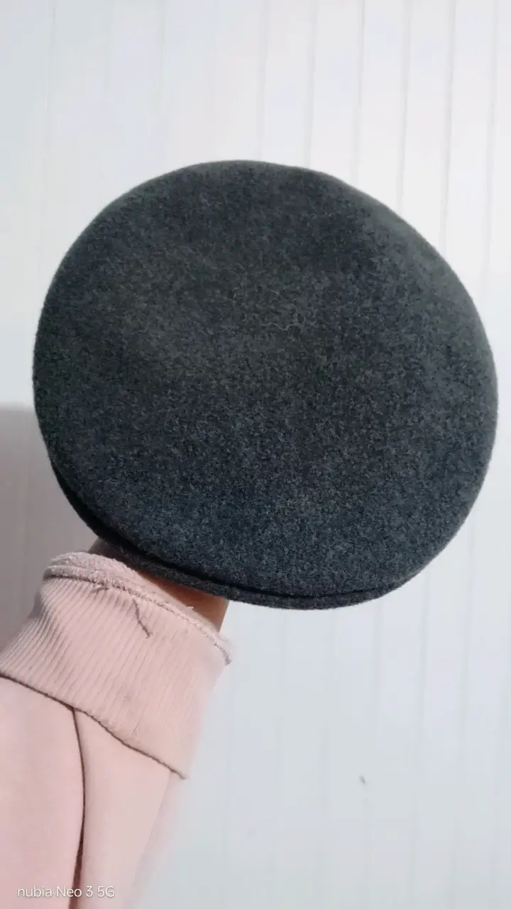 Boina de lana Kangol gris oscuro - 2
