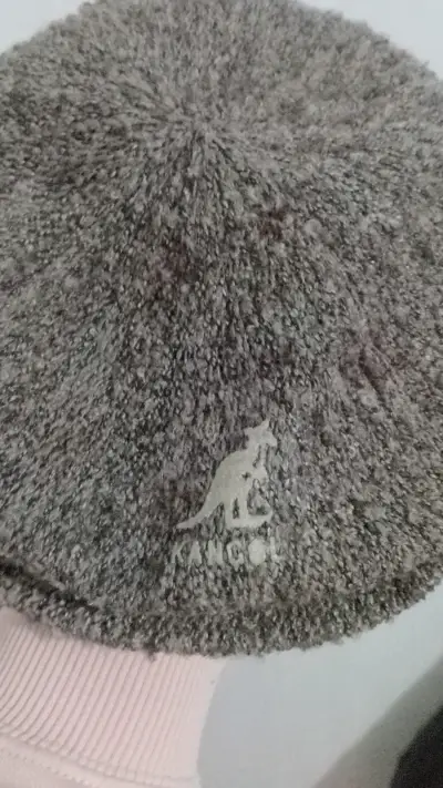 Boina de lana gris Kangol Marl Knit - miniatura 2