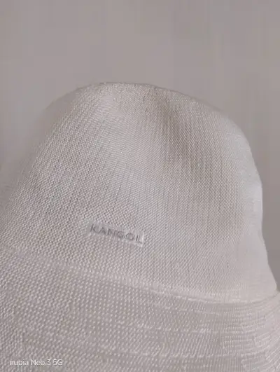 Sombrero Kangol de lino con bordado floral - miniatura 2