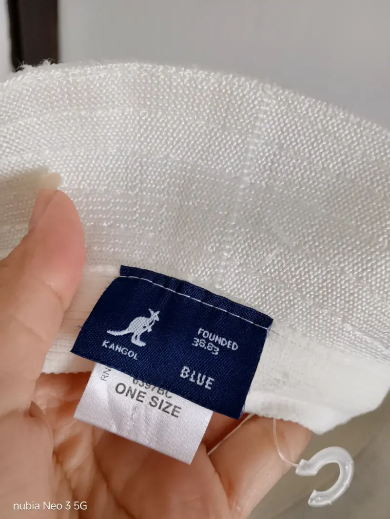 Sombrero Kangol de lino con bordado floral - 3