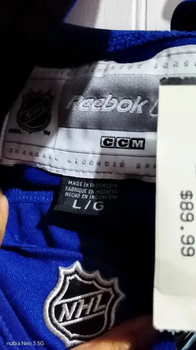 Camiseta NHL Vancouver Canucks Reebok Azul - miniatura 3