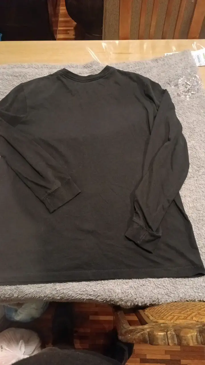 Polera Nike Dri-Fit manga larga negra - 5
