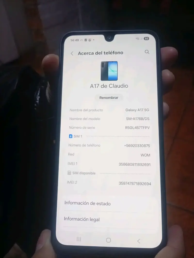 Samsung Galaxy A17 5G en buen estado - 1