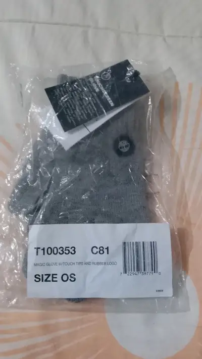 Guantes táctiles Timberland grises - miniatura 1