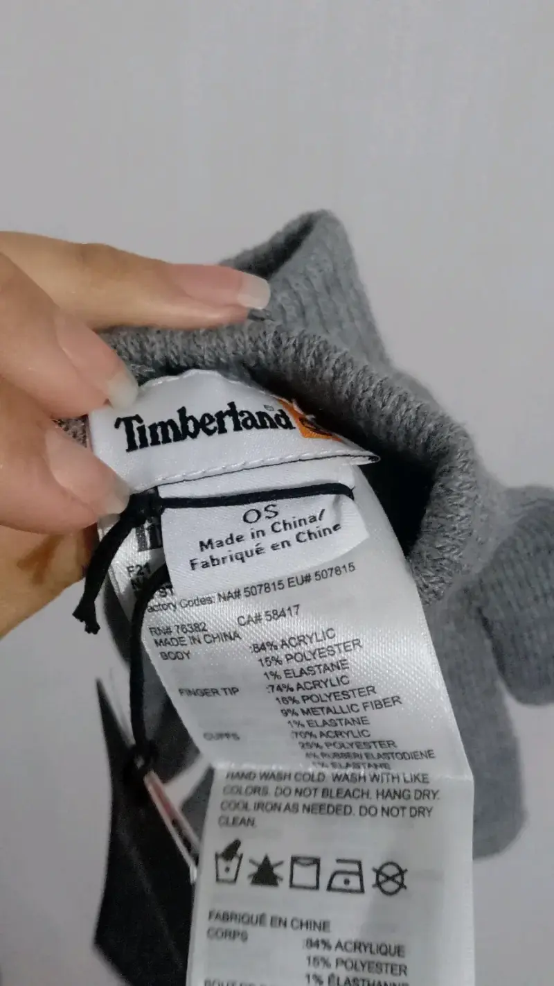 Guantes táctiles Timberland grises - 2