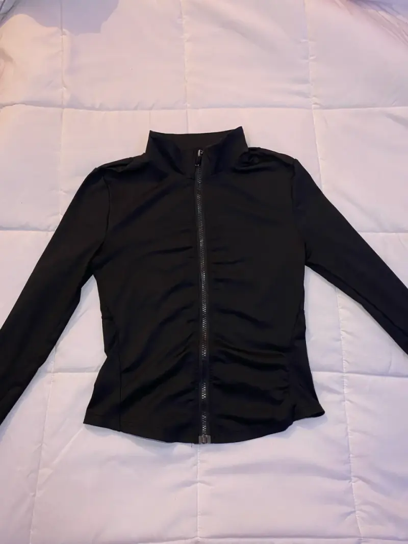 Chaqueta negra deportiva para mujer