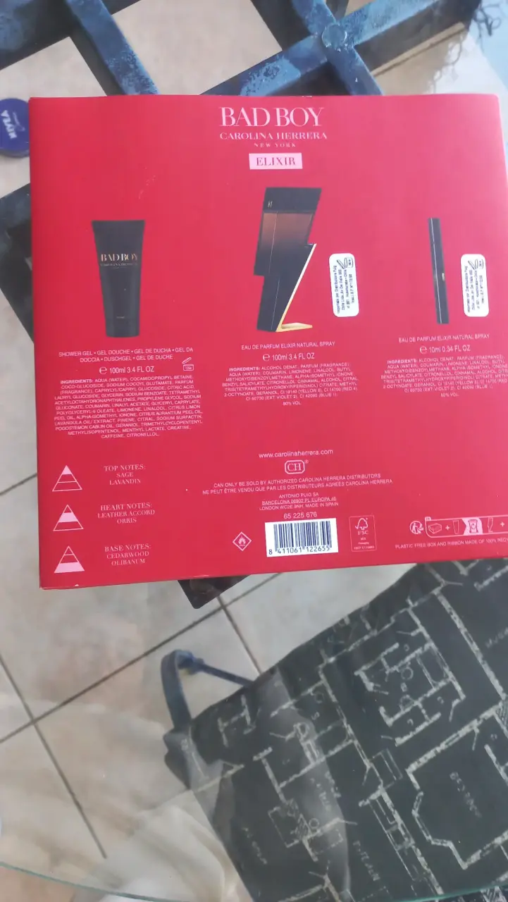 Set de Perfume y Loción Bad Boy Carolina Herrera - 3