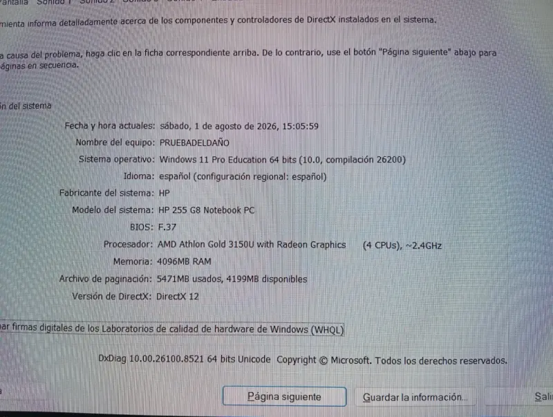 Notebook HP 255 G8 SIN PANTALLA - 2