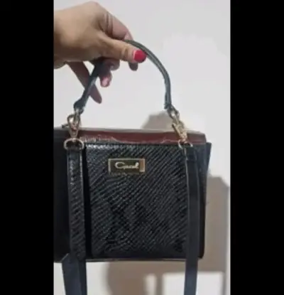 Cartera de mano elegante con diseño de cocodrilo - miniatura 3