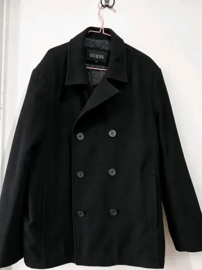 Abrigo negro Guess para hombre - miniatura 1