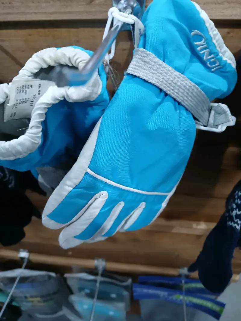 Guantes de esquí azules para niños Igino - 1