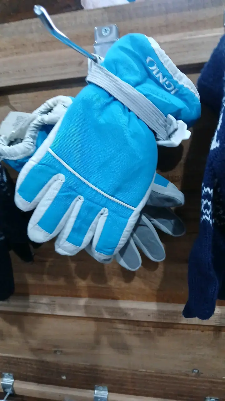 Guantes de esquí azules para niños Igino - 2