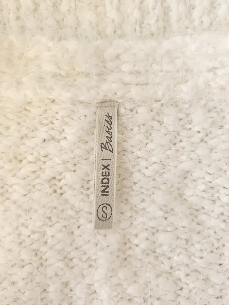 Cardigan largo blanco peludo talla S - 3