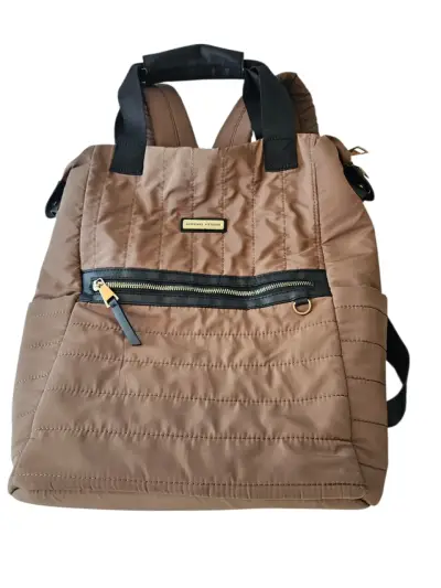 Mochila de mujer Adrienne Vittadini color marrón - miniatura 1
