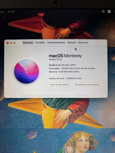 MacBook Air 13”  (2017) - macOS Monterey - miniatura 2