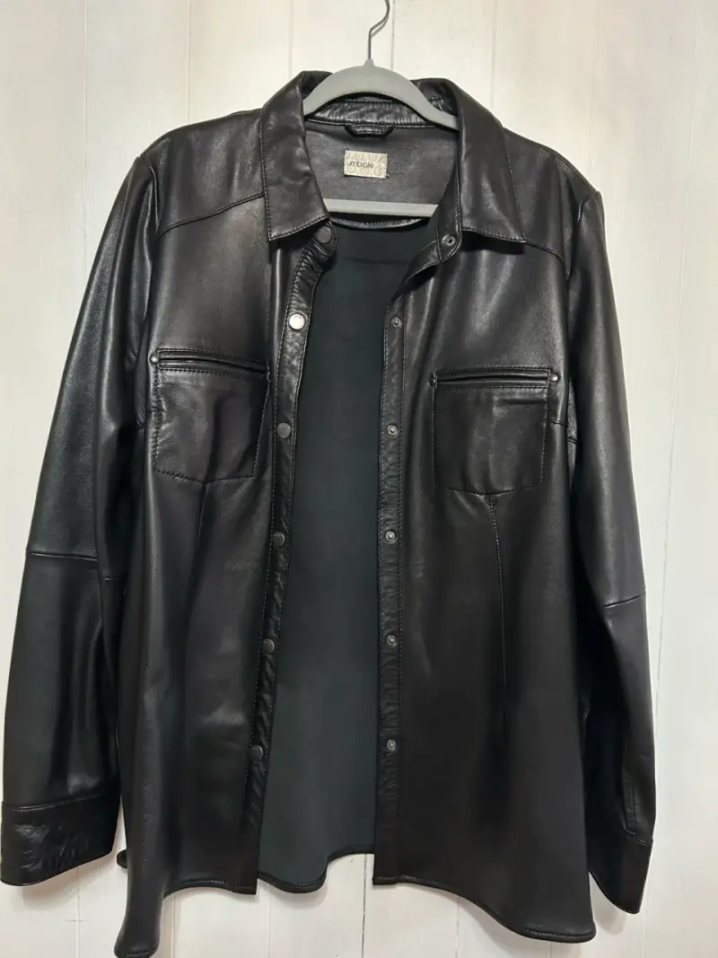 Chaqueta de cuero negra Umbrale para mujer - 1