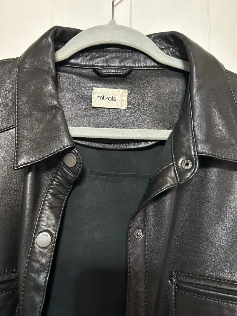 Chaqueta de cuero negra Umbrale para mujer - 2