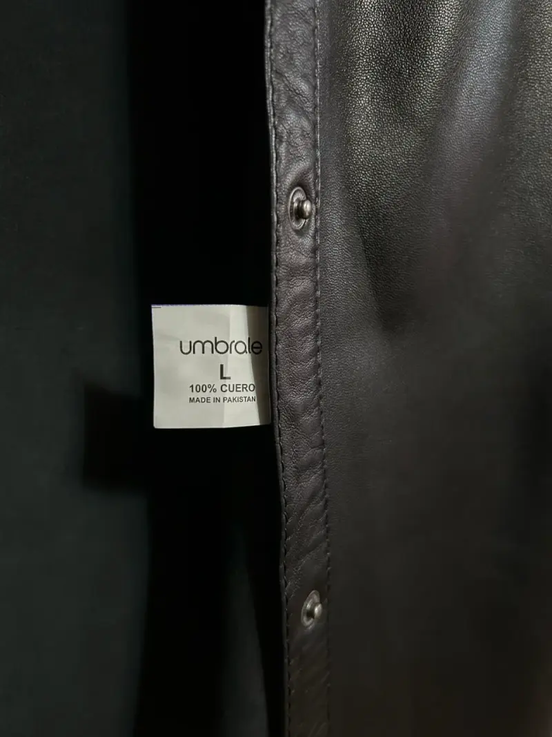 Chaqueta de cuero negra Umbrale para mujer - 3