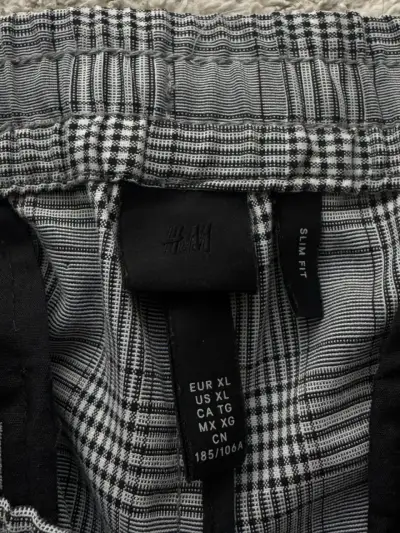 Pantalones a cuadros Slim Fit XL H&M - miniatura 2