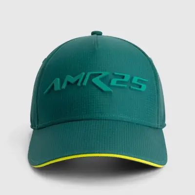 Gorra verde AMR25 con diseño deportivo Fórmula 1 - miniatura 1
