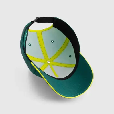 Gorra verde AMR25 con diseño deportivo Fórmula 1 - miniatura 4
