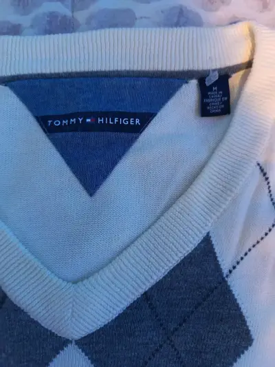 Suéter Tommy Hilfiger con diseño argyle - miniatura 2