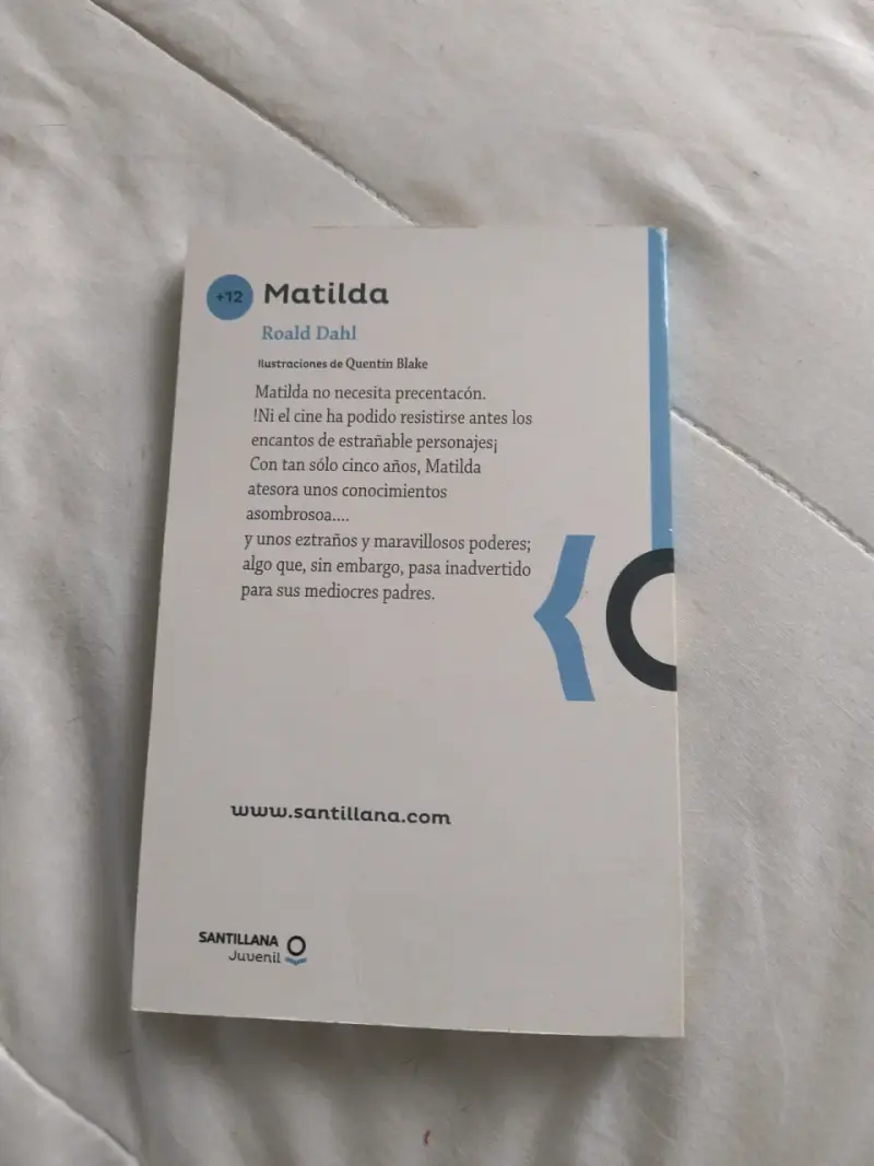 Libro infantil 'Matilda' de Roald Dahl - 2