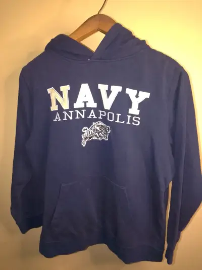 Polerón con capucha Navy Annapolis azul - miniatura 1