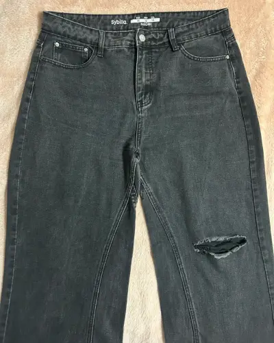 Jeans negros desgastados Sybilla Naomi - miniatura 1