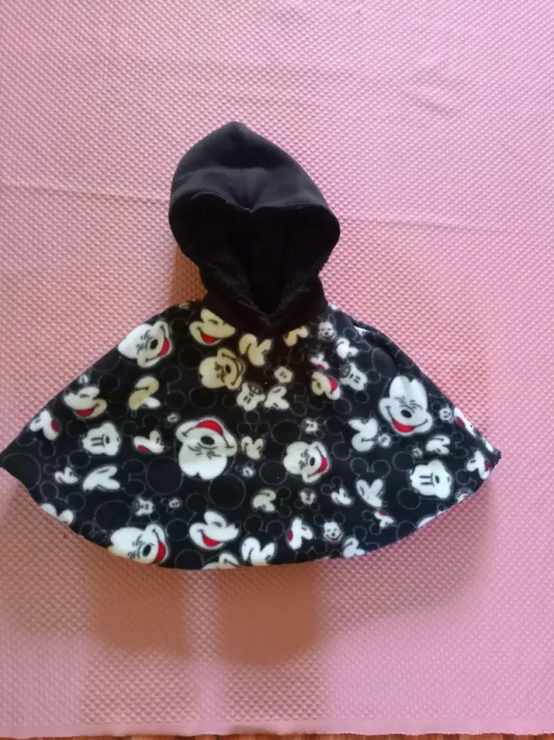 Poncho infantil con capucha y orejas - 5