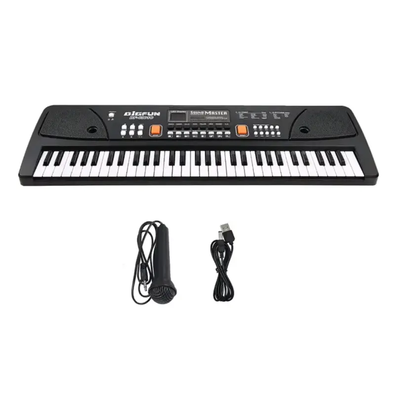 Teclado Electrónico Bigfun con Micrófono - 3