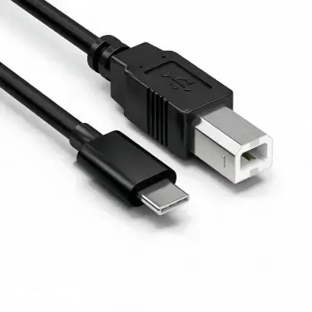 Cable USB-C a USB-B para impresora - 1
