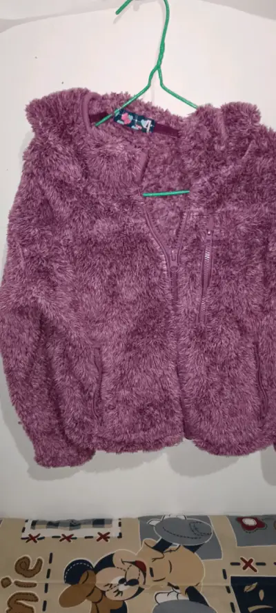 Chaqueta de lana infantil con diseño colorido - miniatura 3