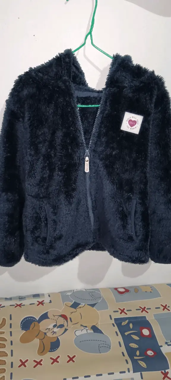 Chaqueta de lana infantil con diseño colorido - 4