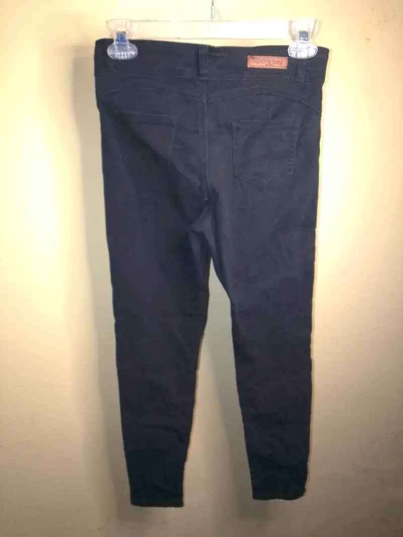 Pantalones negros ajustados para mujer - 2