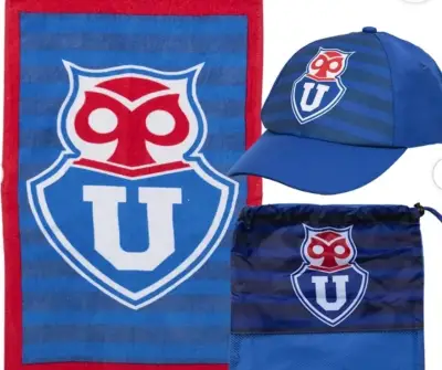 Set Escolar Universidad de Chile Toalla y Jockey - miniatura 3