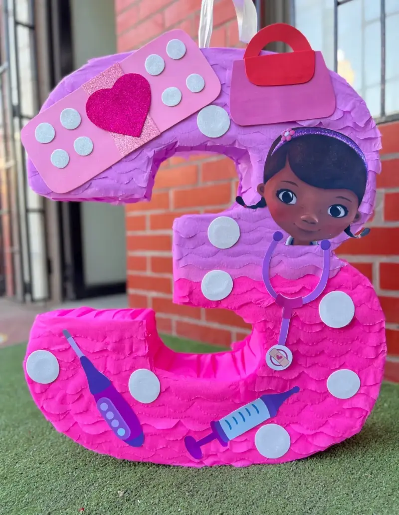 Piñatas de números temáticas infantiles - 3